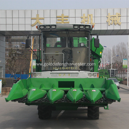 self propelled combine corn grain harvester